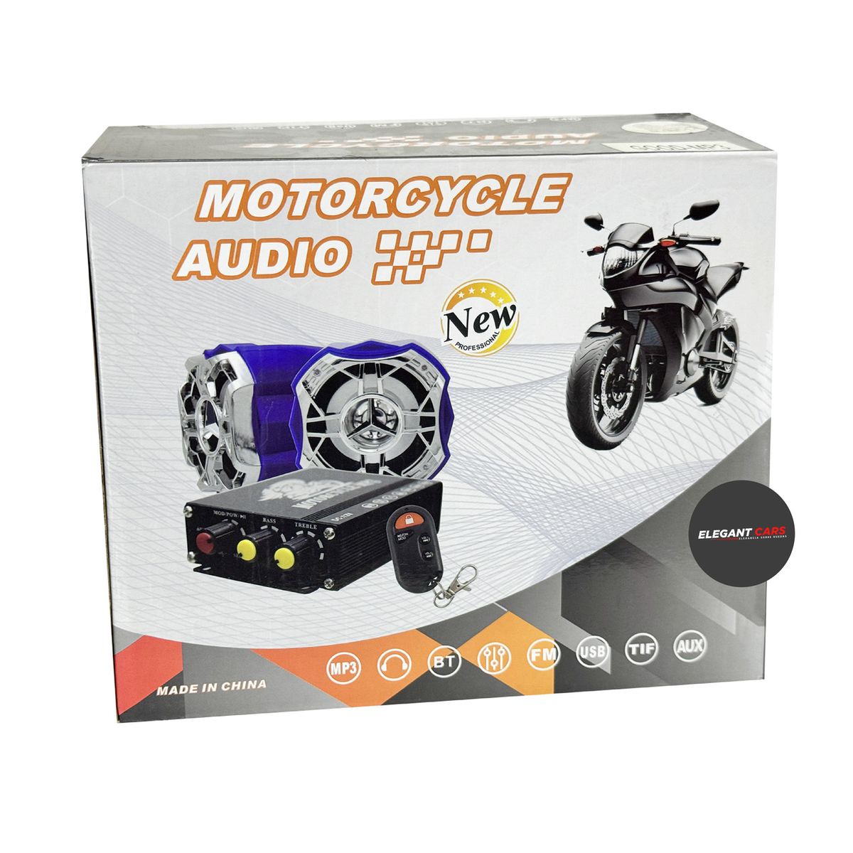 JETECH - ALARMA PARA MOTO +MP3 +ECUALIZADOR USB BT SD