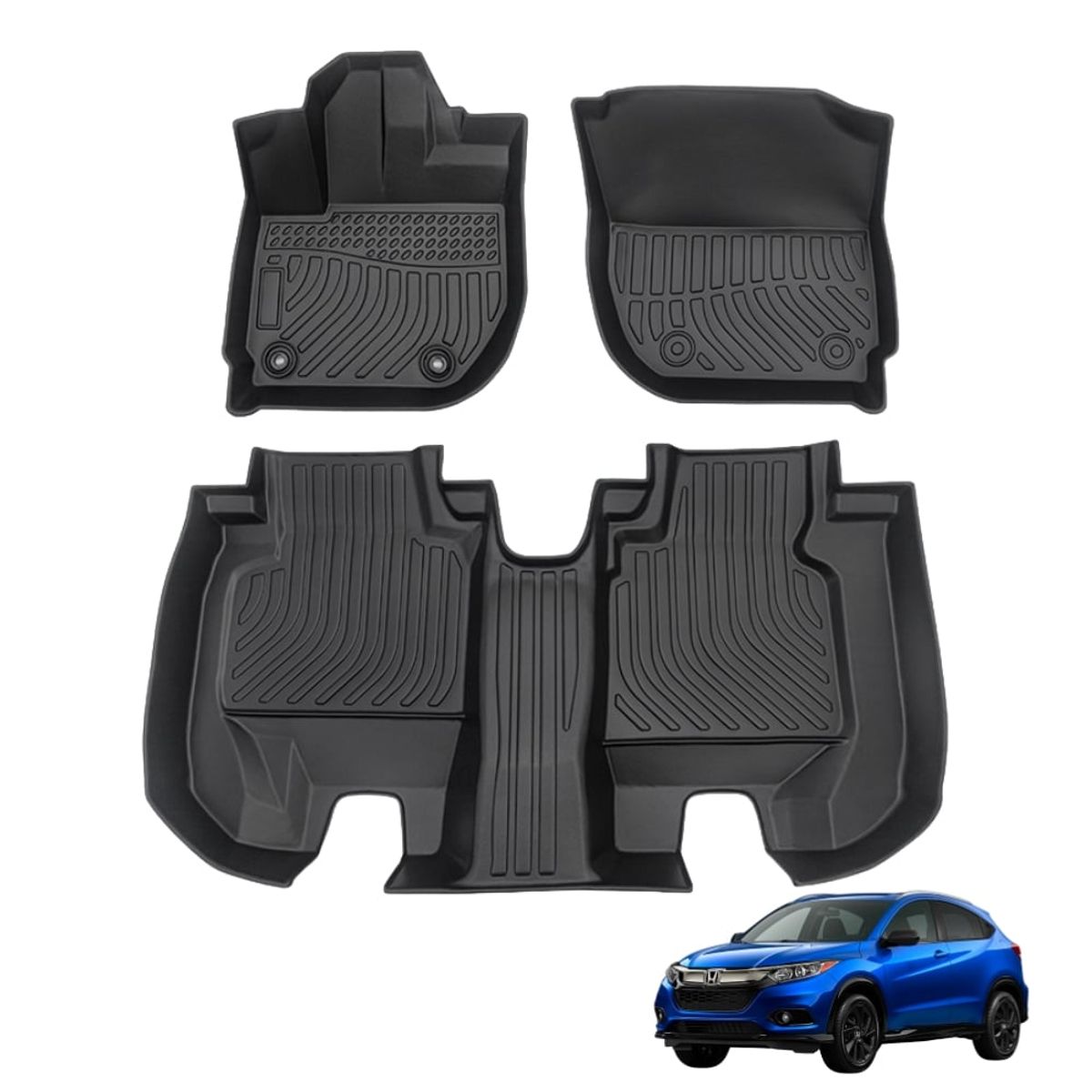 GENERICO - PROTECTOR CUBRE PISO 5D HONDA HRV 2016-2021