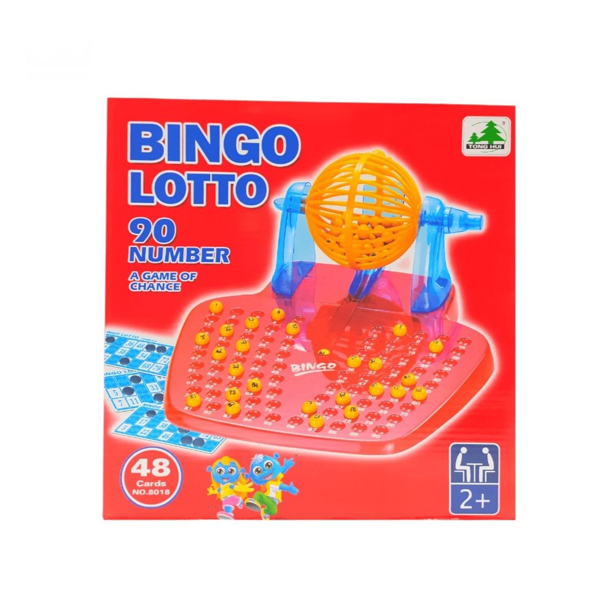 GENERICO - Juego De Mesa Bingo Grande De 90 Numeros