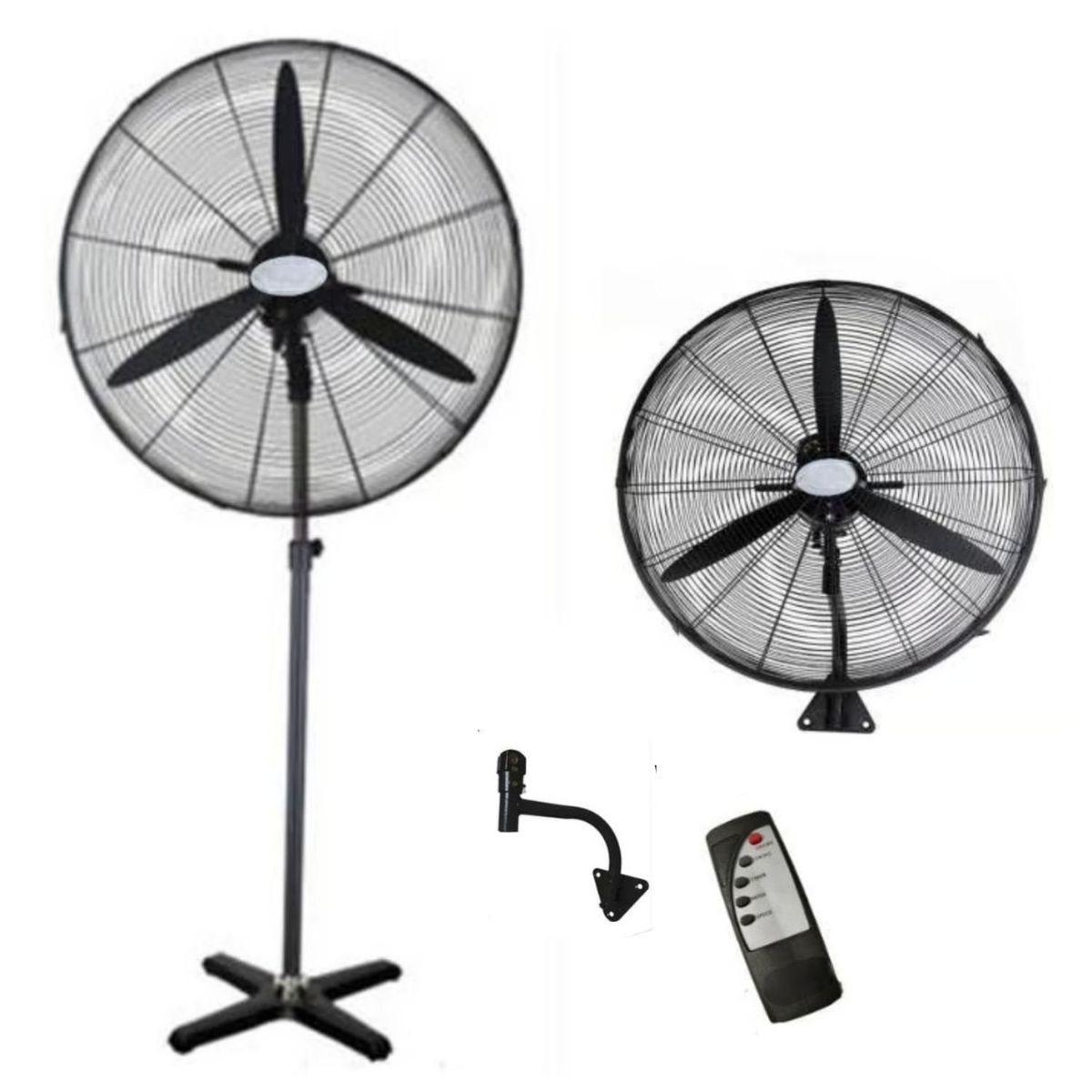 GENERICO - Ventilador Industrial WAYRA WI3002 pedestal y pared 30 con Control