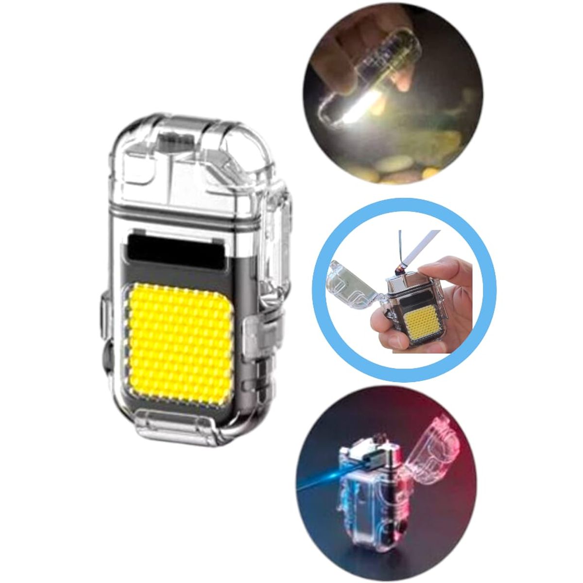 GENERICO - Encendedor Linterna Recargable Portatil