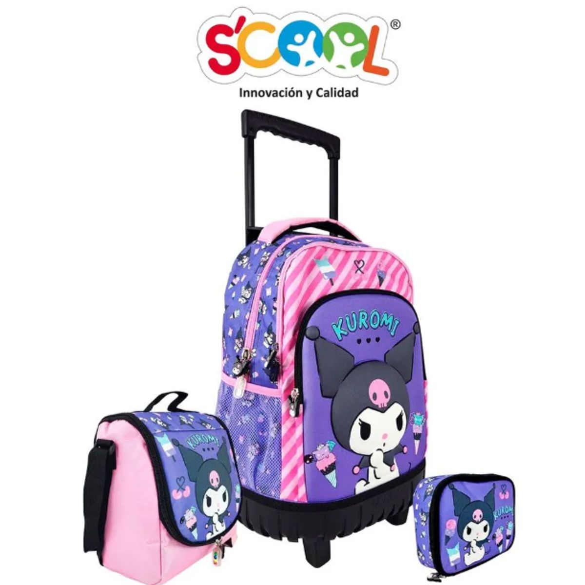 GENERICO - Pack de Maleta+lonchera+cartuchera