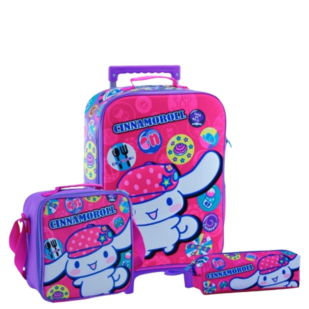 GENERICO - Pack de Maleta+lonchera+cartuchera