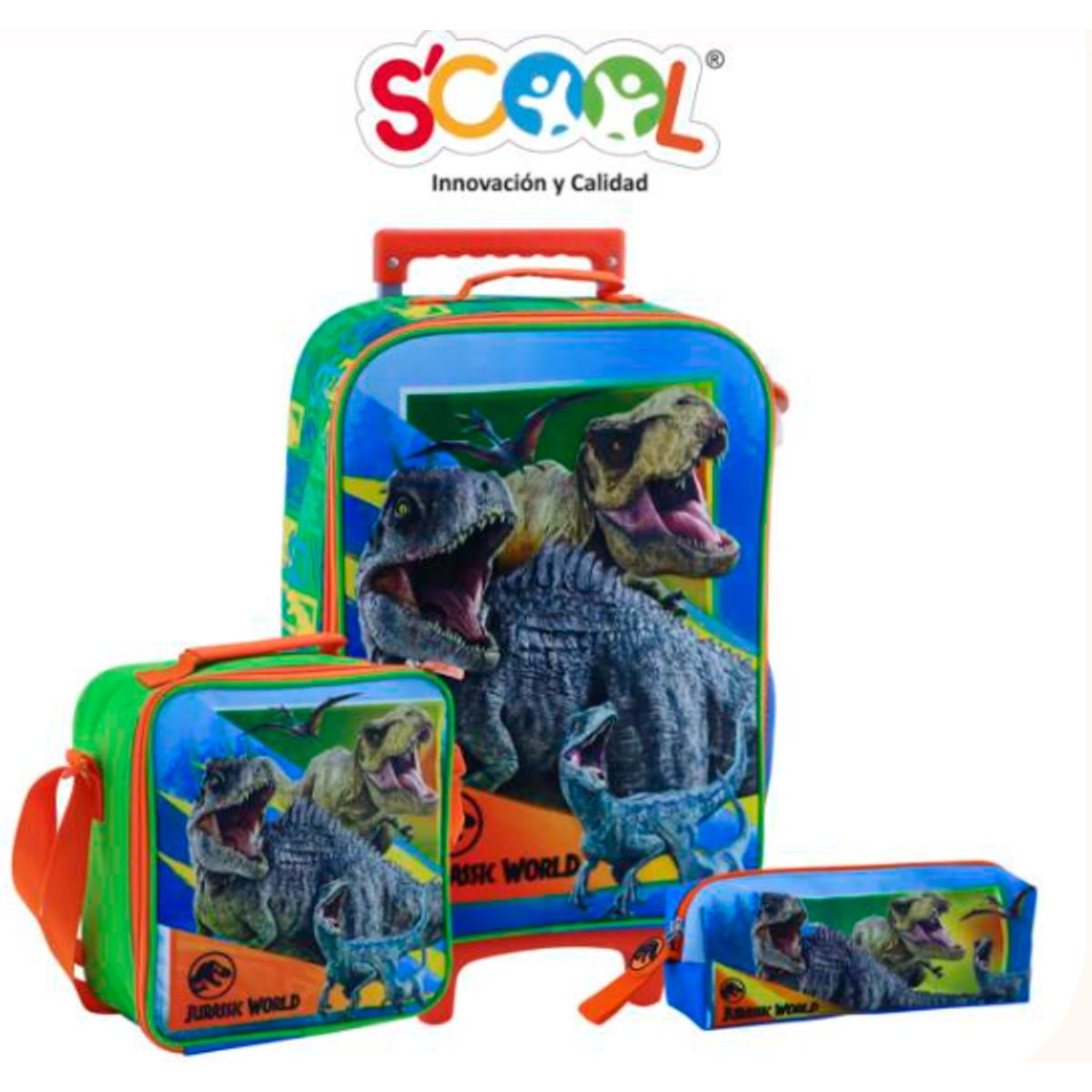 GENERICO - Pack de Maleta+lonchera+cartuchera