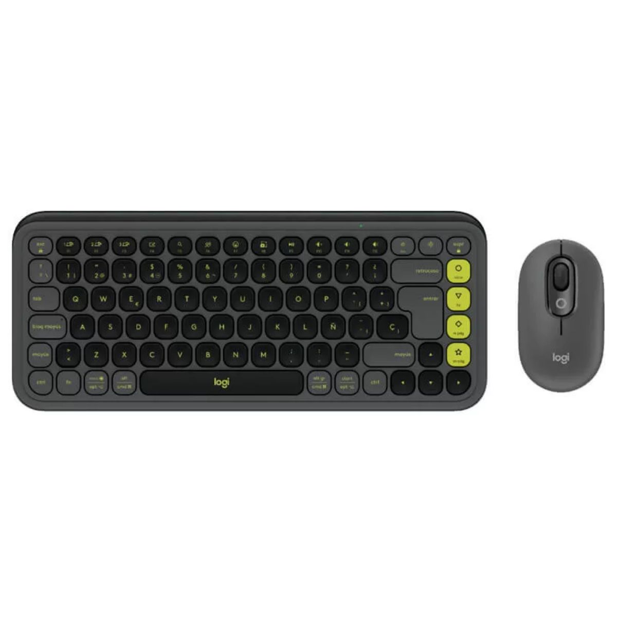 LOGITECH - TECLADO LOGITECH + MOUSE POP ICON BLUETOOTHWIRELESS SP