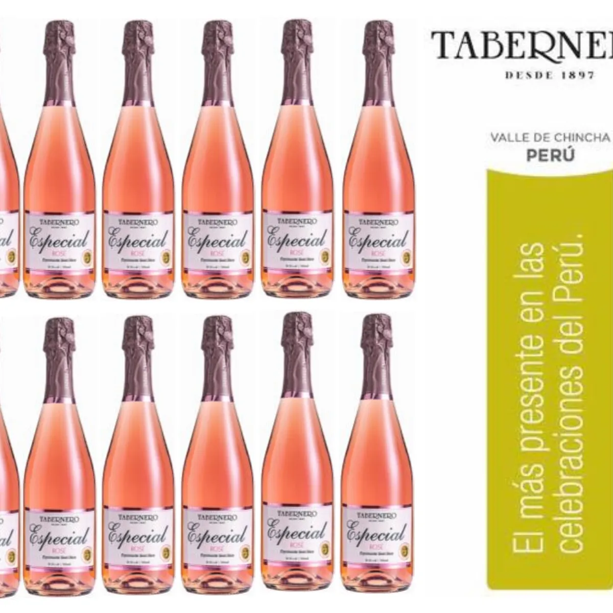 TABERNERO - ESPUMANTE ESPECIAL ROSE 750ML - 12 UND
