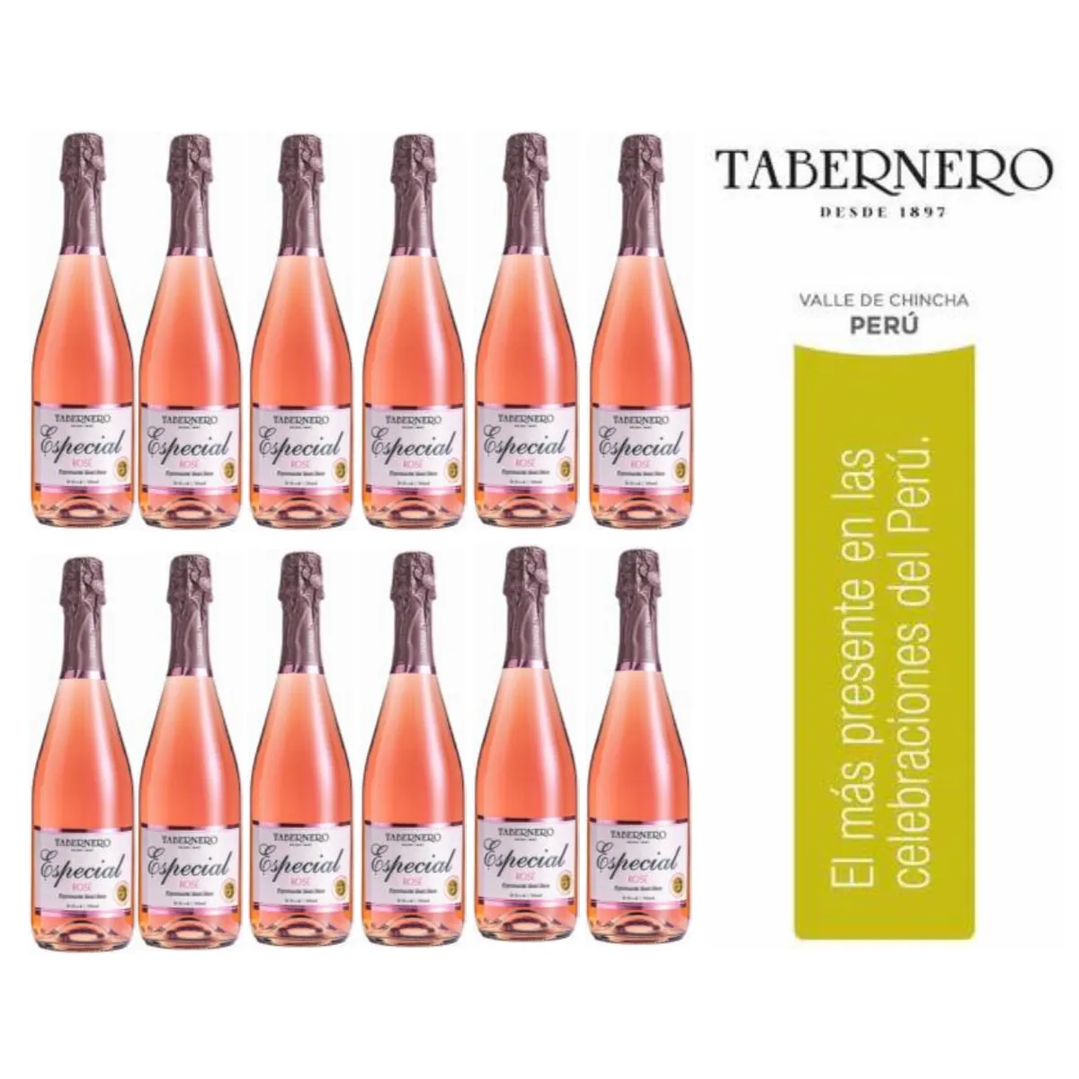 TABERNERO - ESPUMANTE ESPECIAL ROSE 750ML - 12 UND