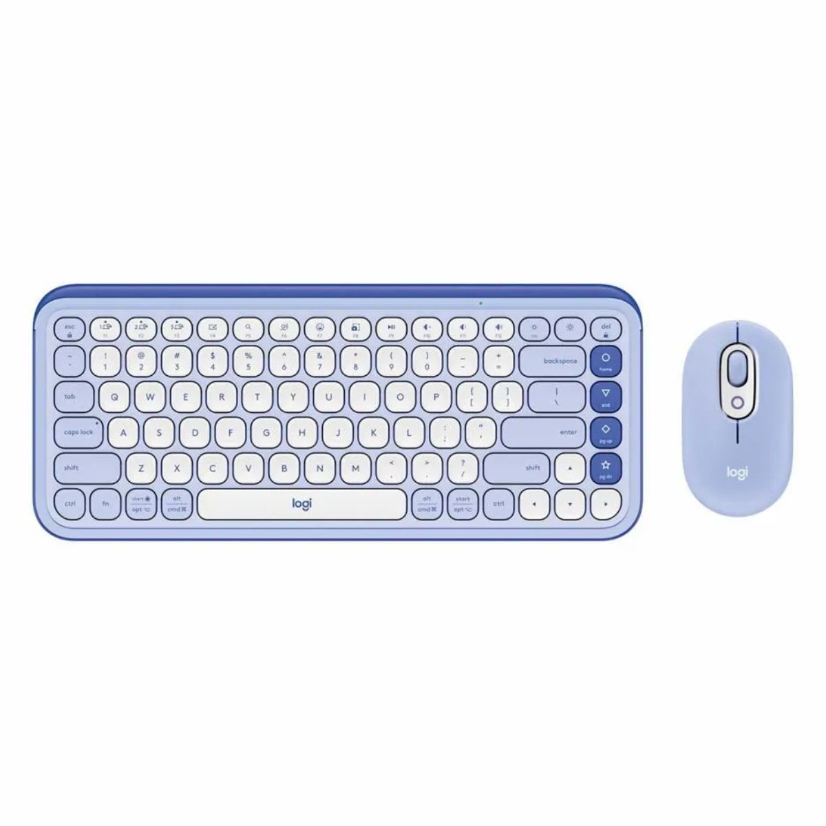 LOGITECH - TECLADO LOGITECH + MOUSE POP ICON PURPLE BLUETOOTH