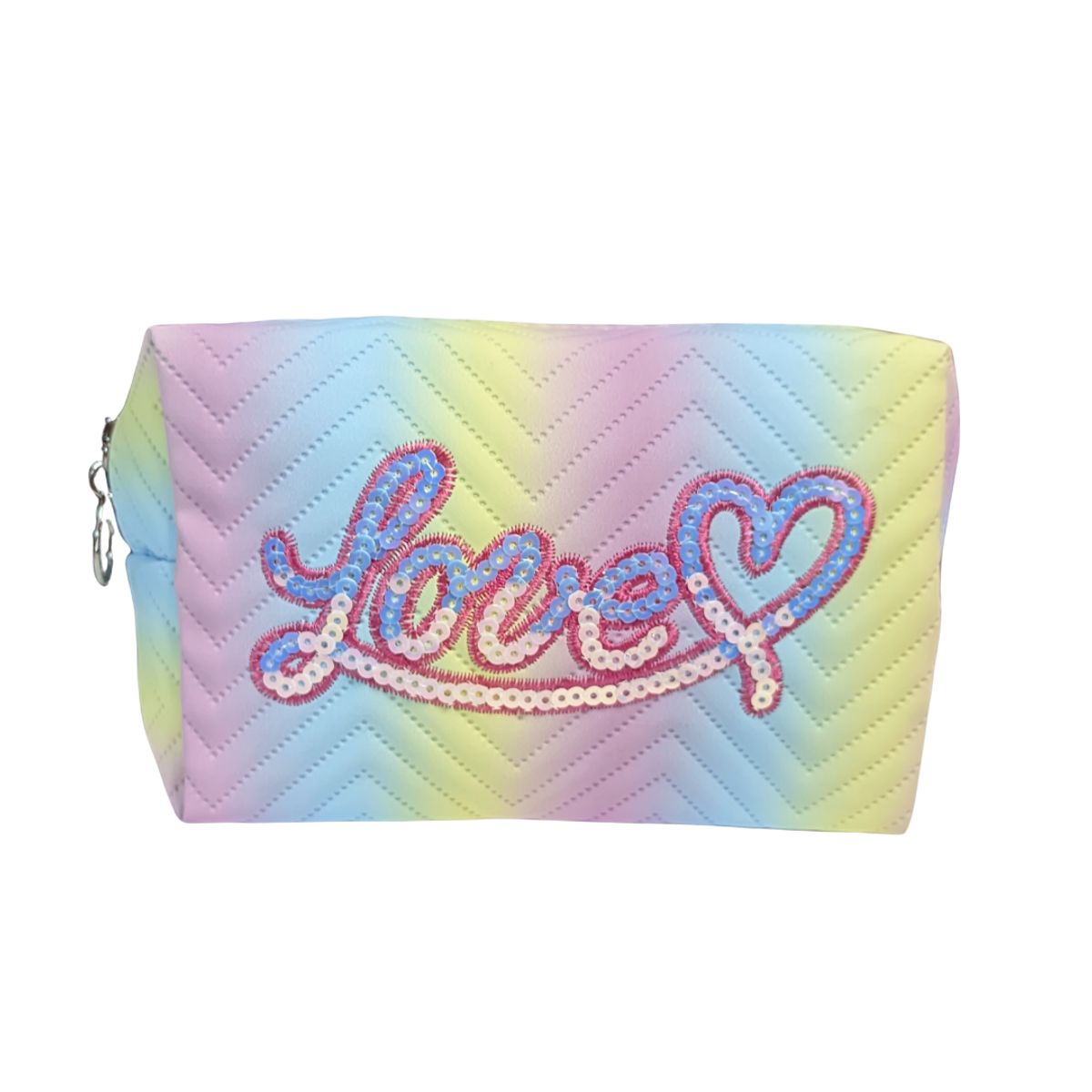 GENERICO - Neceser para maquillaje u otro Lentejuelas LOVE