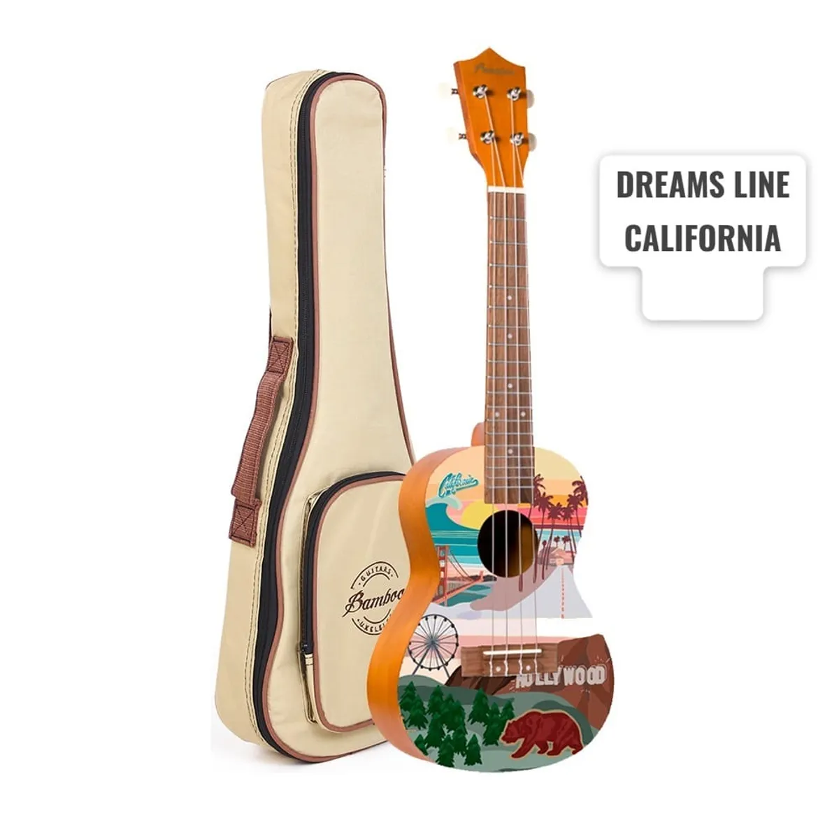 BAMBOO - Ukelele Concierto BAMBOO BU-23CALIFORNIA