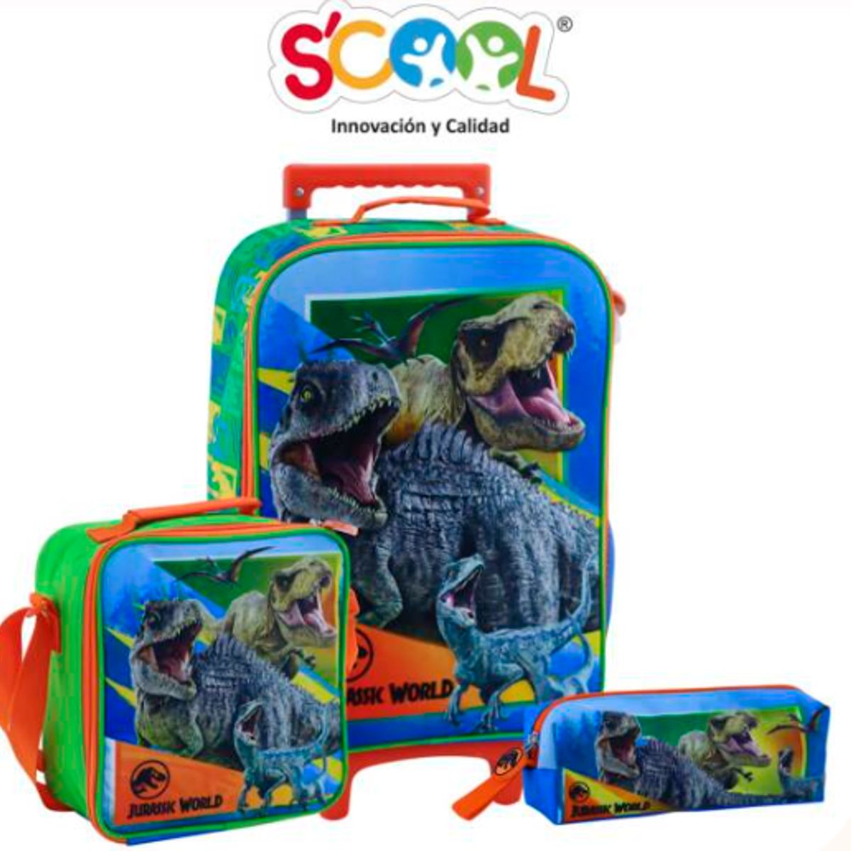 GENERICO - Pack de Maleta+lonchera+cartuchera