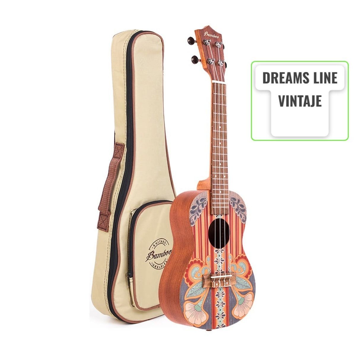 BAMBOO - Ukelele Concierto BAMBOO BU-23VINTAGE