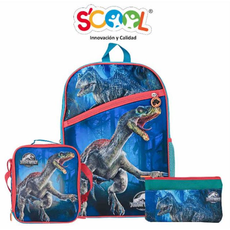 GENERICO - Set Mochila+Lonchera+Cartuchera