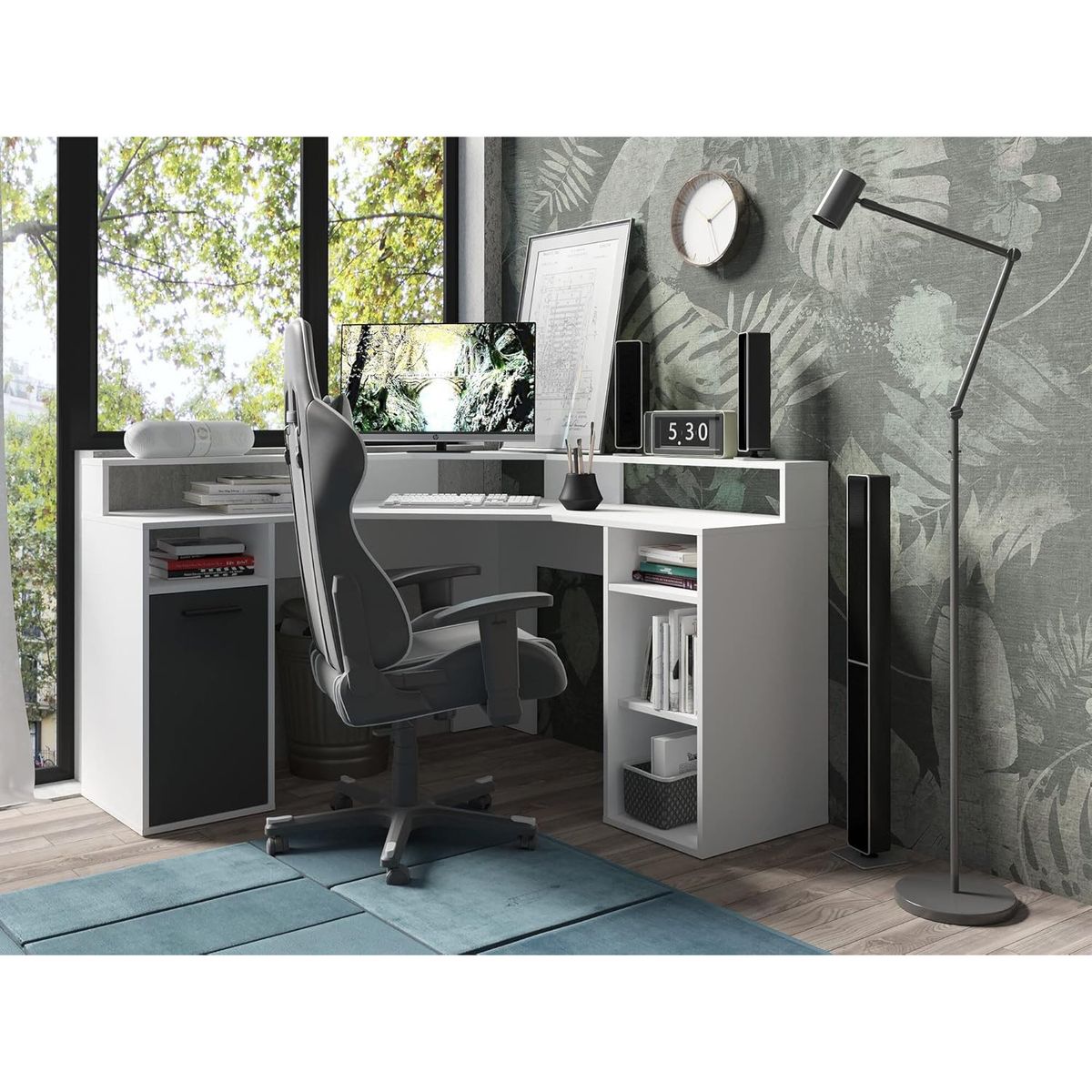 GENERICO - Escritorio en L Aura Amore Home