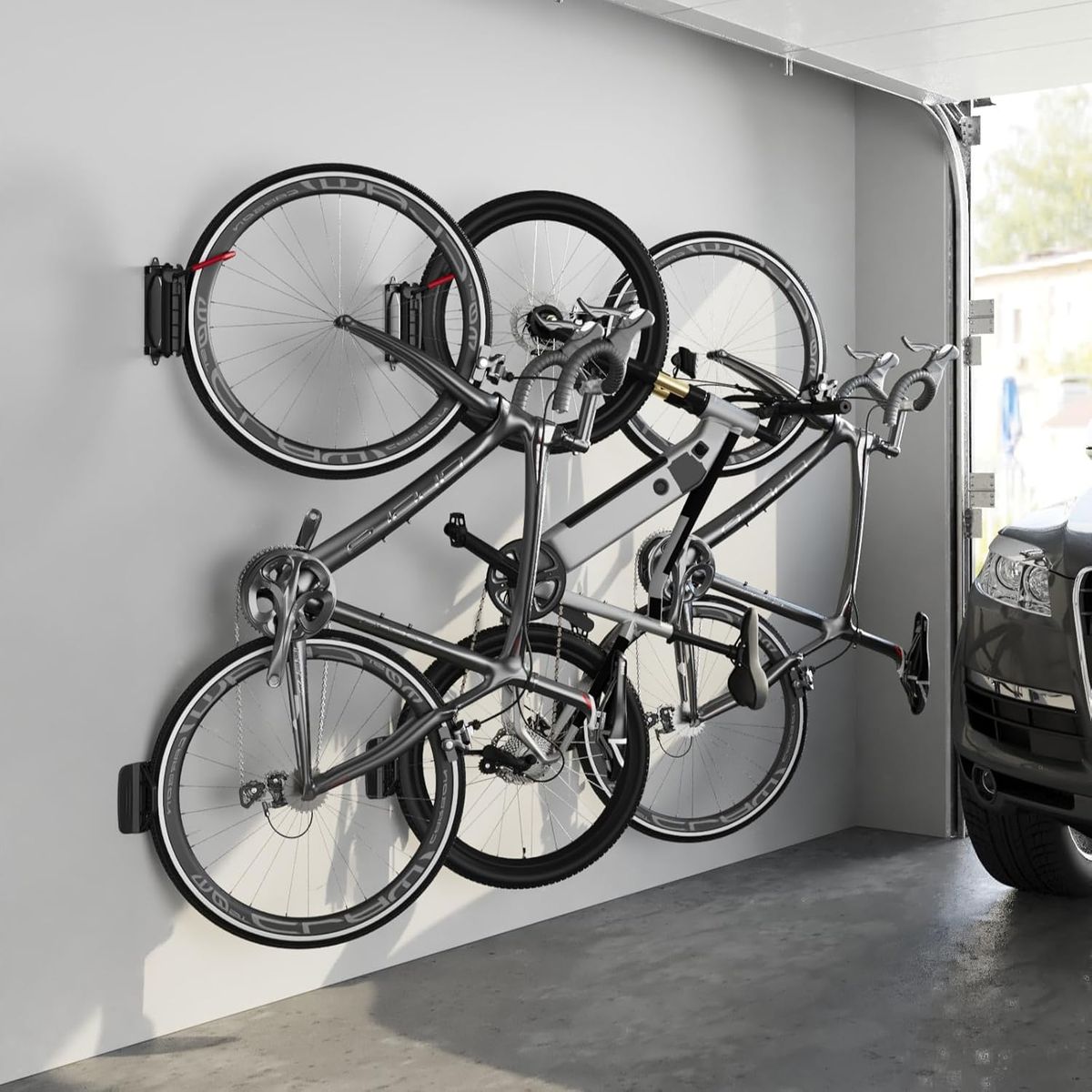 GENERICO - Soporte de pared giratorio para bicicletas