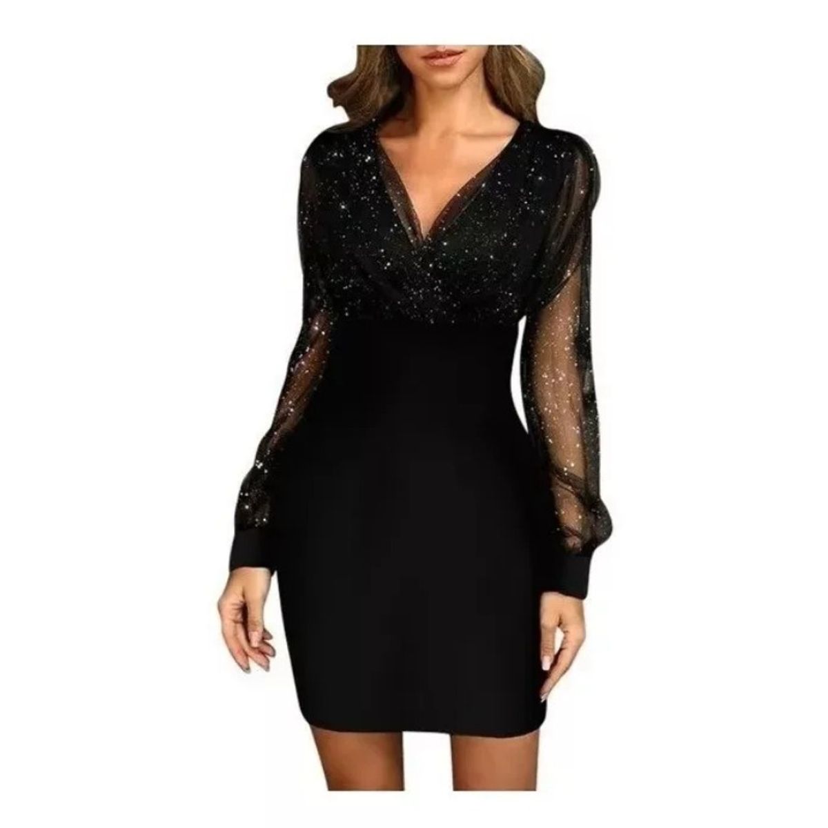 GIOIO - Vestido de fiesta Mujer Negro