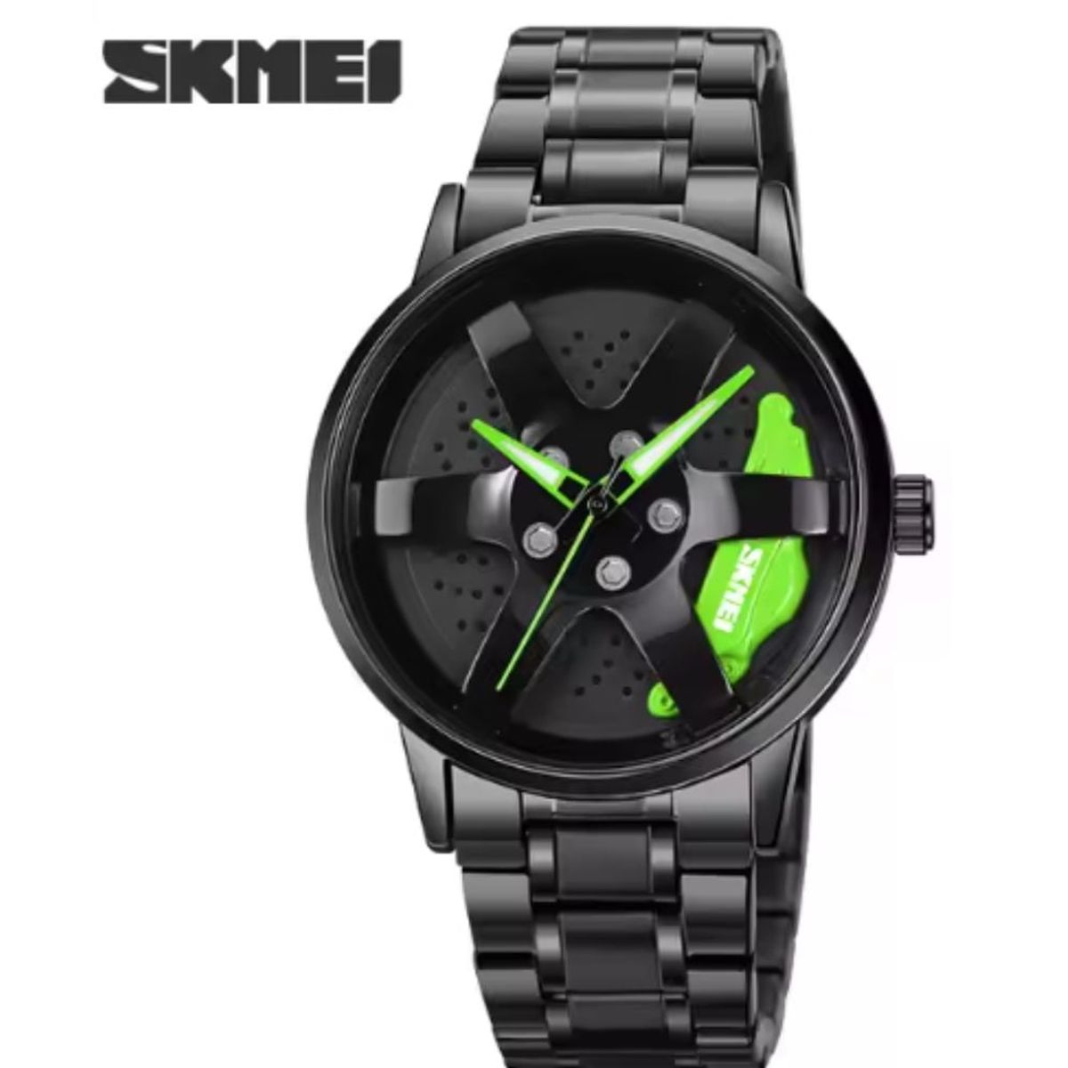 SKMEI - Reloj De Pulsera Rin y Freno De Disco Carro Automovil Acero