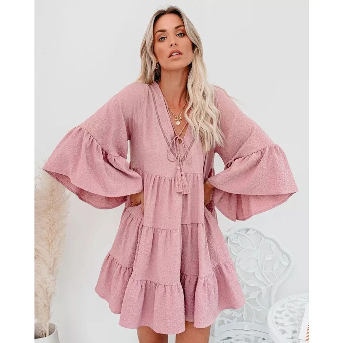 GIOIO - Vestido Mujer Rojo