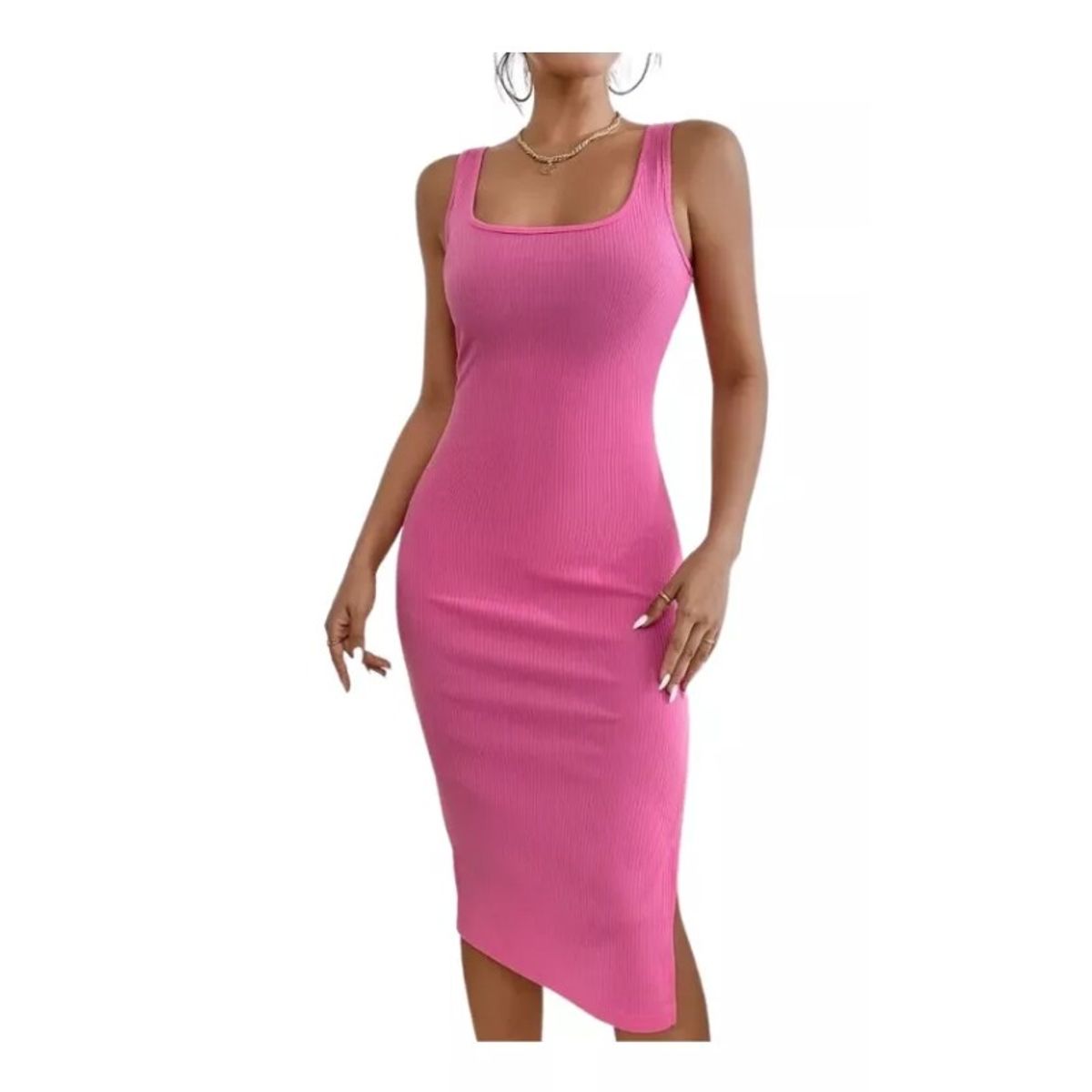 GIOIO - Vestido Ajustado Canuton Fiesta Casual