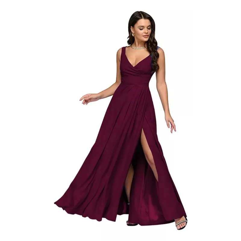 GIOIO - Vestido de fiesta Mujer Rojo