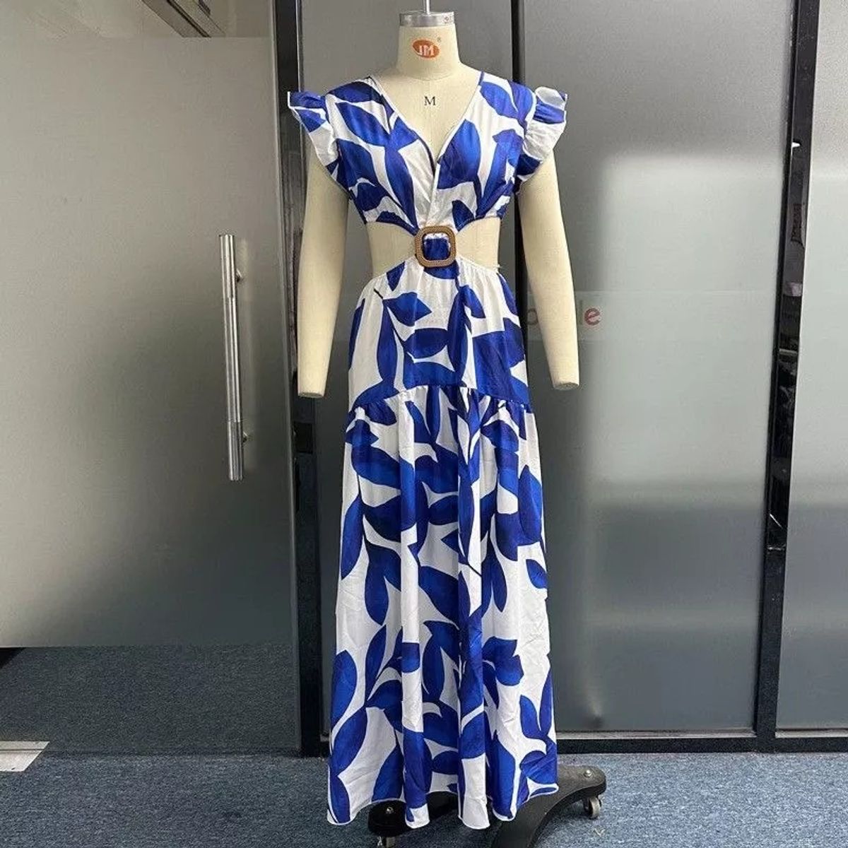 GIOIO - Vestido de fiesta Mujer Azul