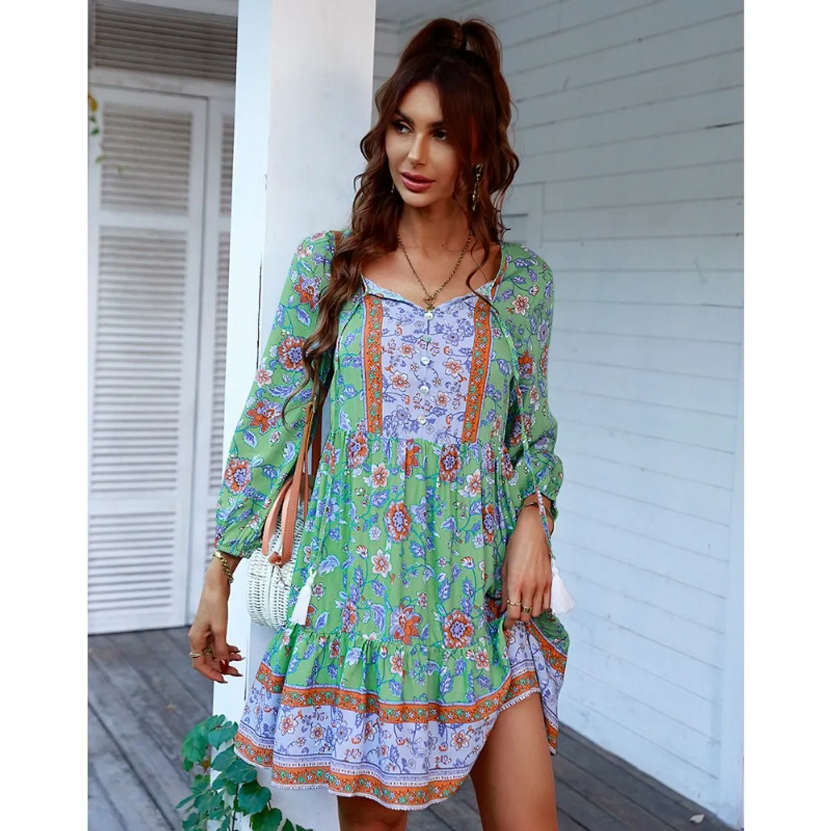 GIOIO - Vestido Mujer Verde