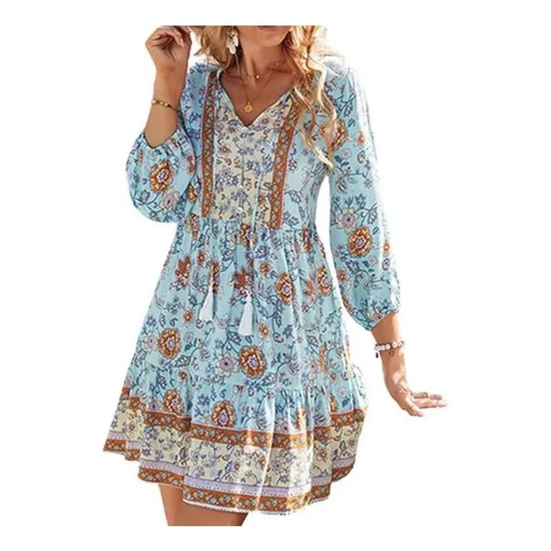 GIOIO - Vestido Mujer Azul