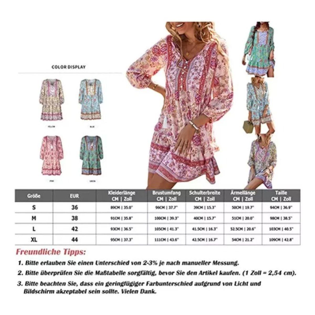 GIOIO - Vestido Mujer Azul