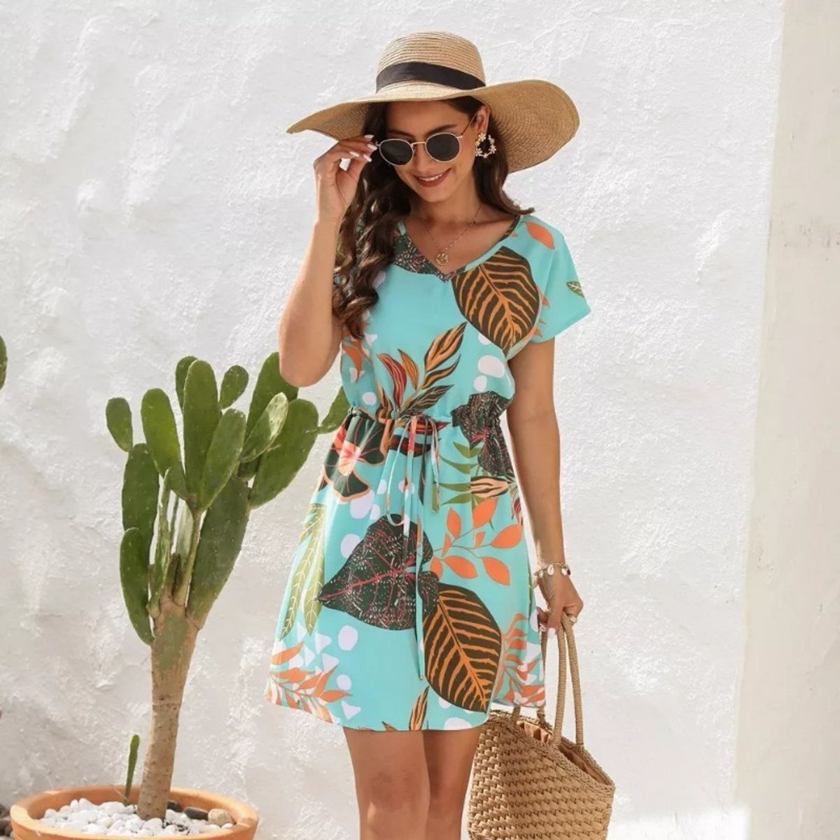GIOIO - Vestido Mujer Verde