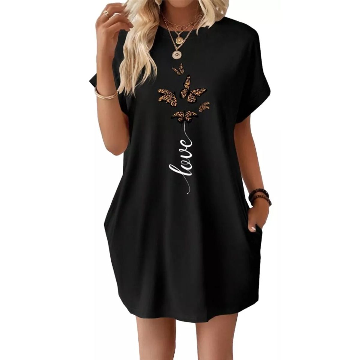 GIOIO - Vestido Mujer Negro