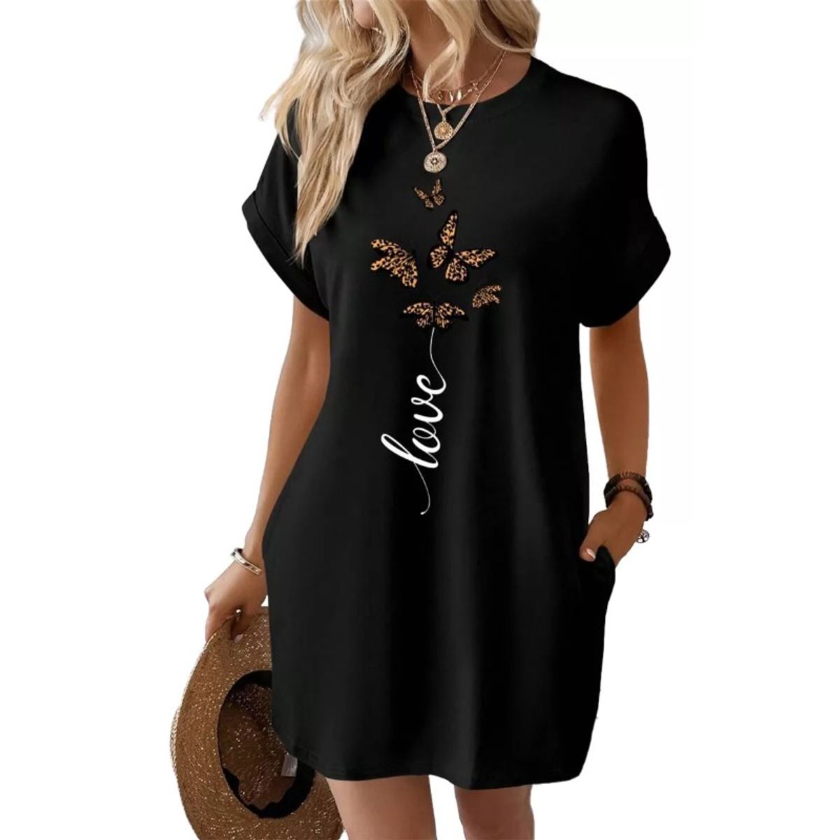 GIOIO - Vestido Mujer Negro