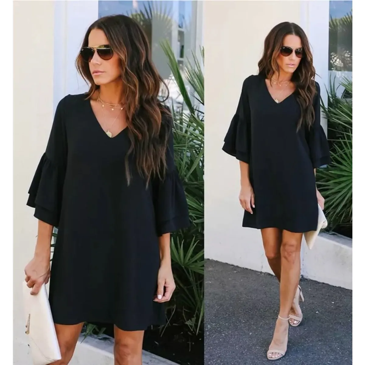 GIOIO - Vestido Mujer Negro