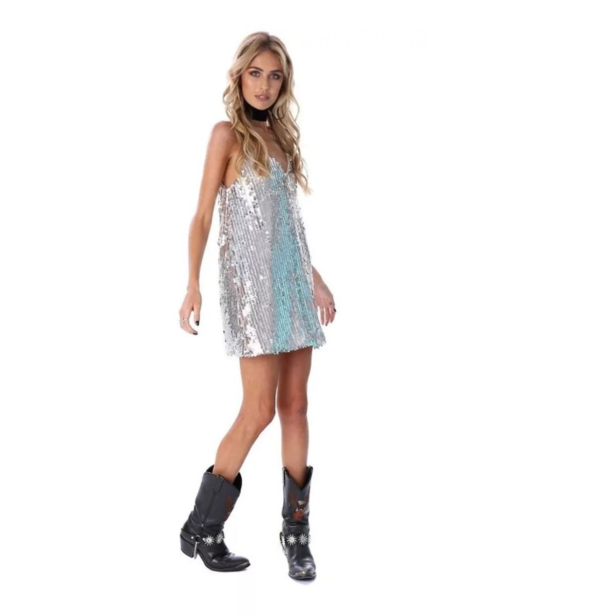 GIOIO - Vestido de fiesta Mujer Blanco