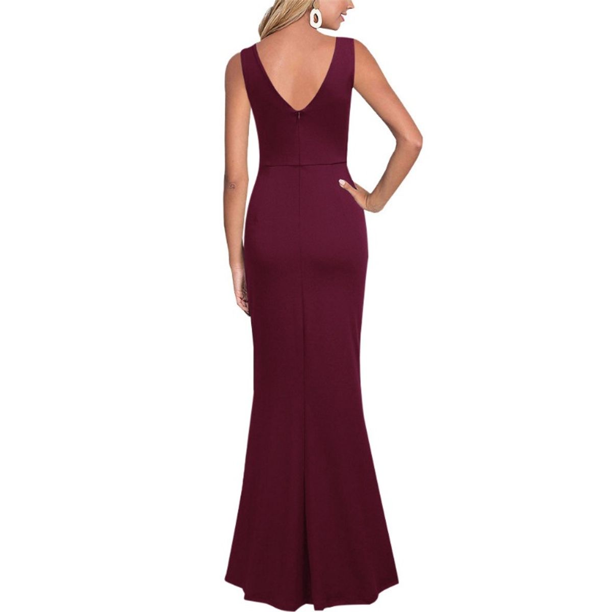 GIOIO - Vestido de fiesta Mujer Rojo