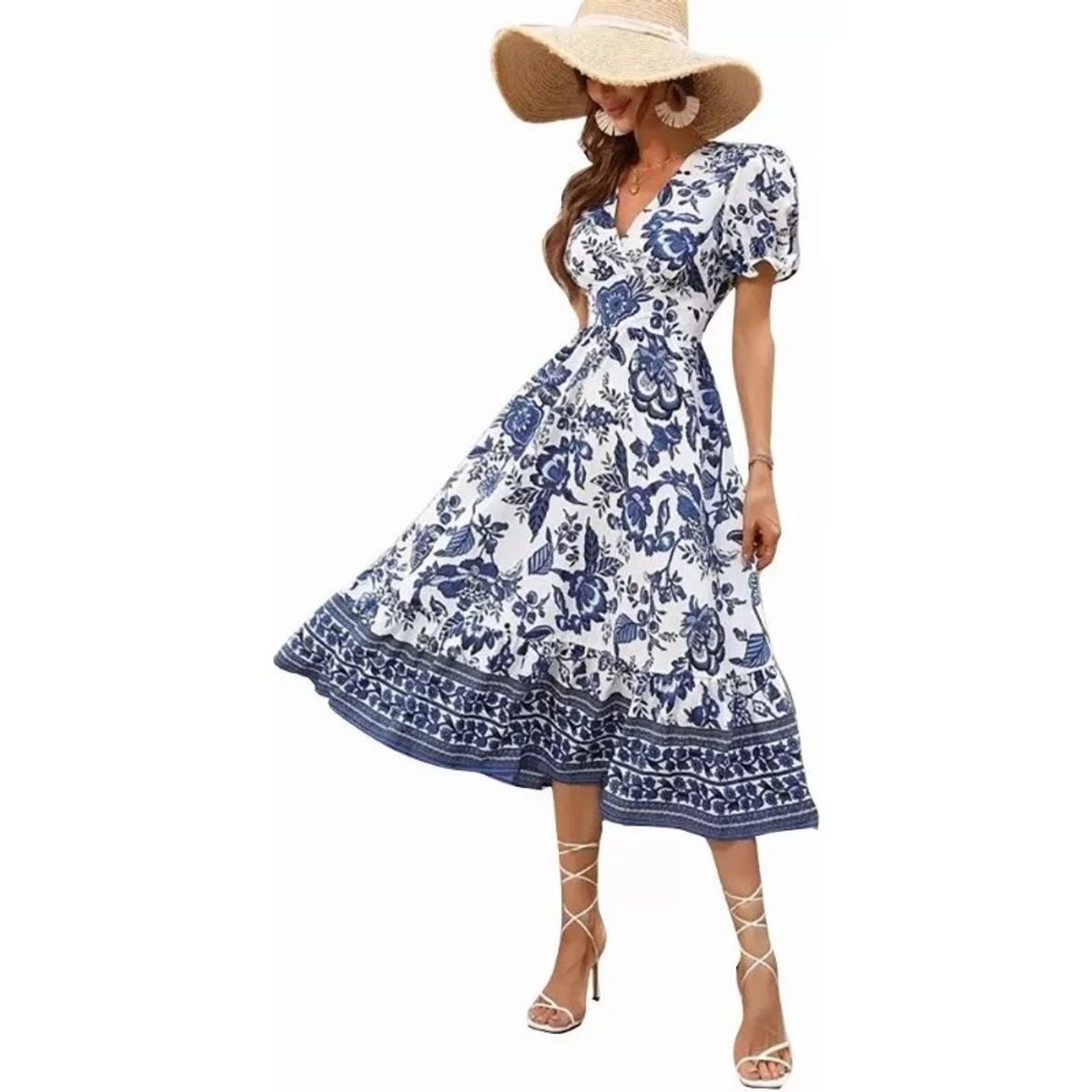 GIOIO - Vestido Mujer Azul