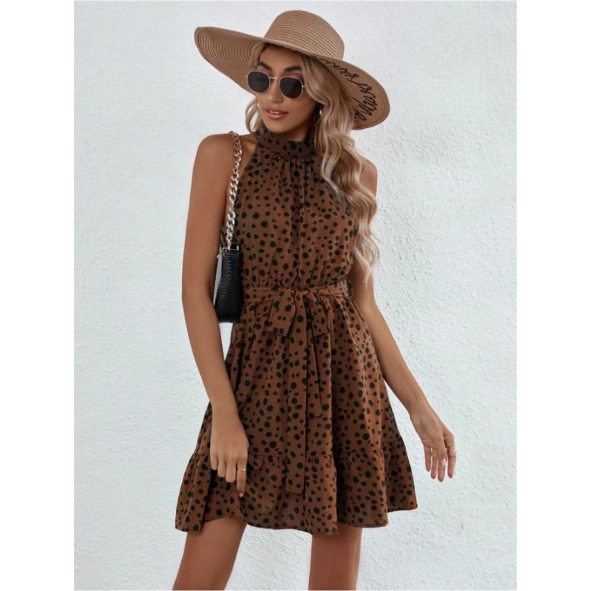 GIOIO - Vestido Mujer Caqui