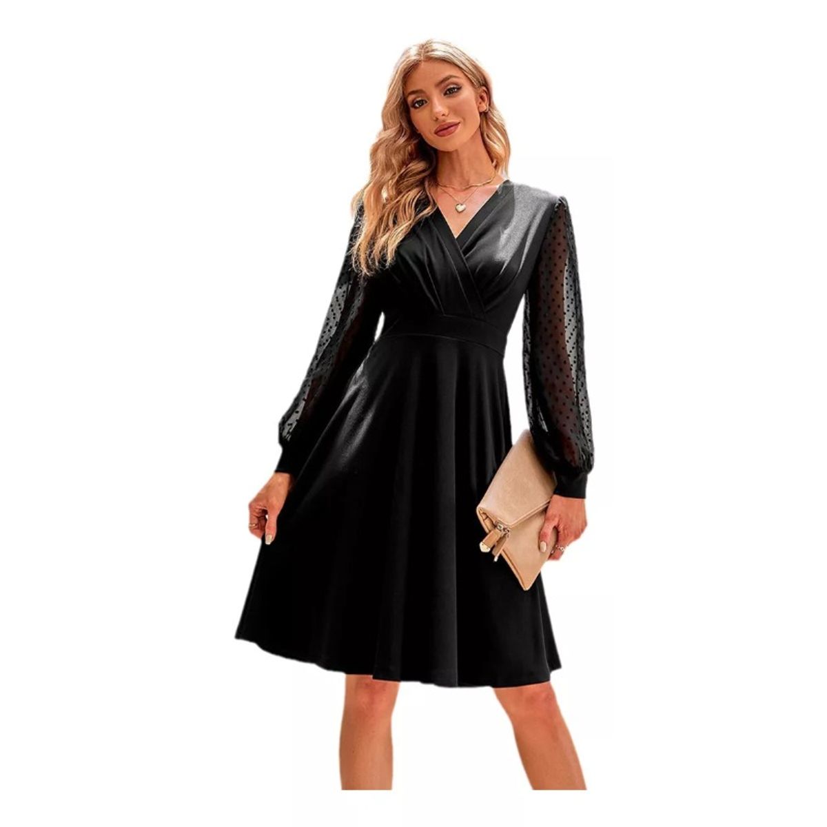 GIOIO - Vestido Mujer Negro