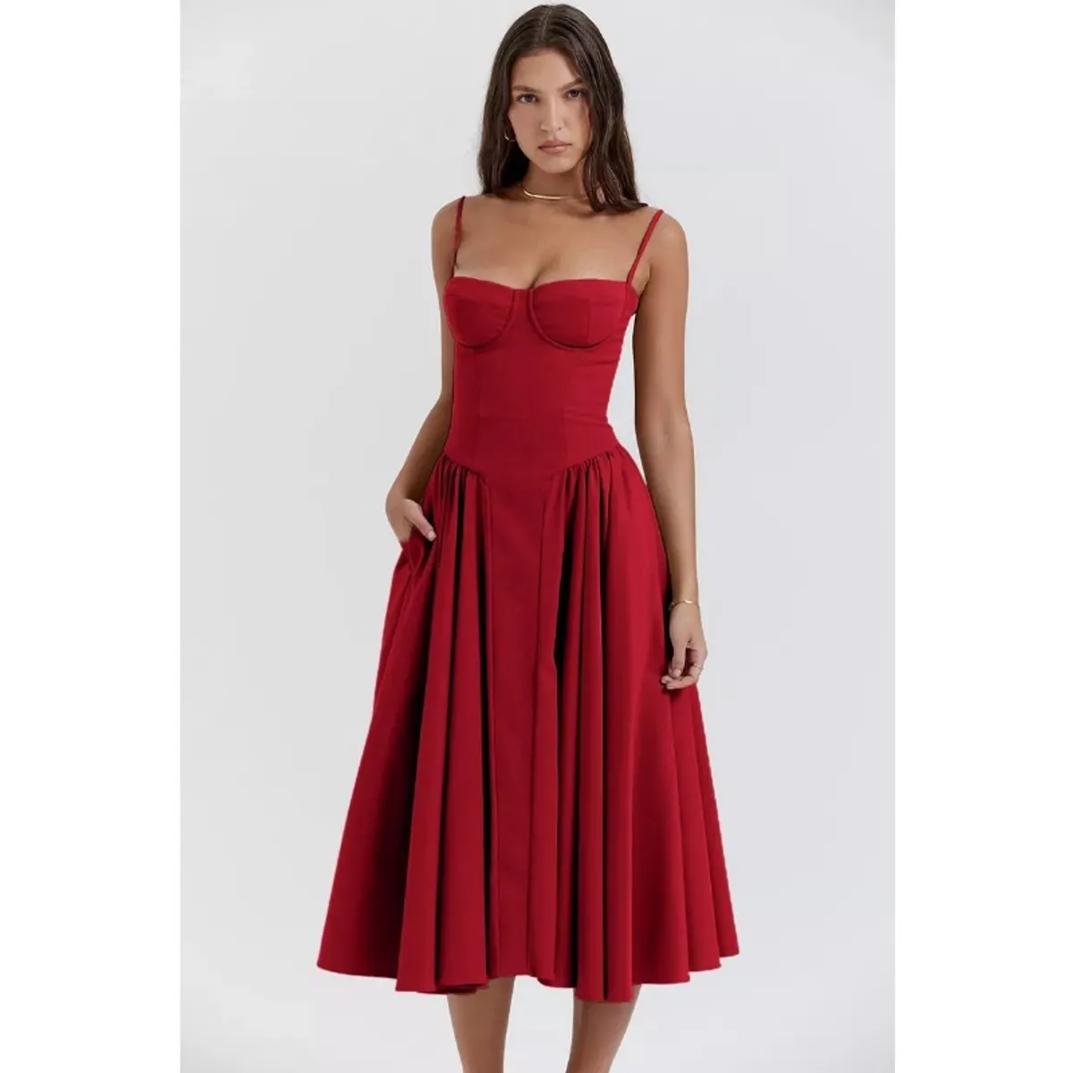 GIOIO - Vestido Mujer Rojo