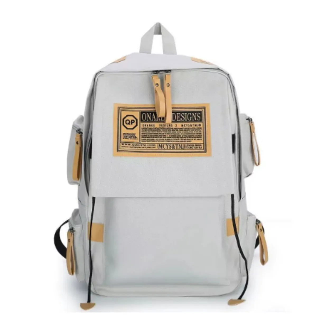 GENERICO - Mochila escolar Lisa unisex resistente casual y elegante-