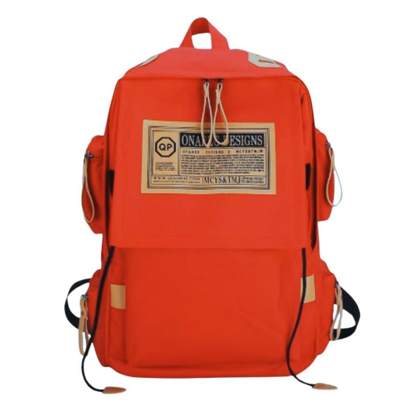 GENERICO - Mochila escolar Lisa unisex resistente casual y elegante-