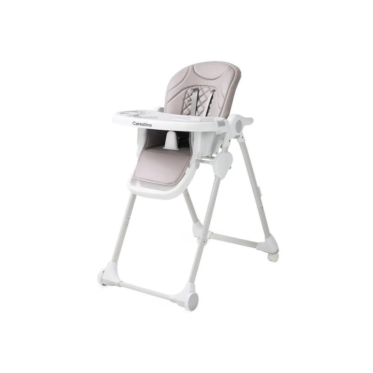 CARESTINO - Silla de comer Petra Gris Claro