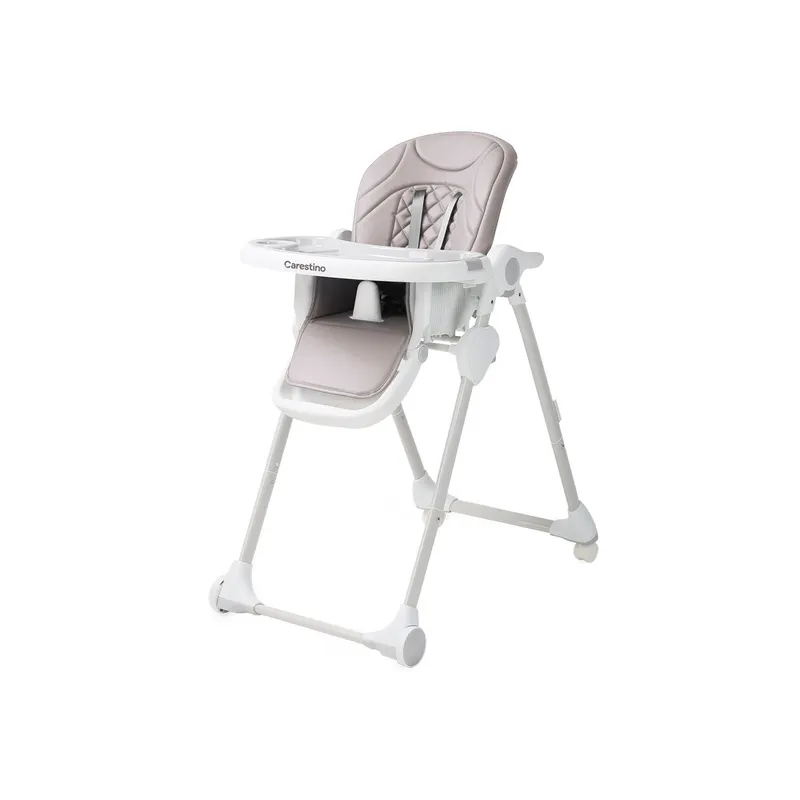 CARESTINO - Silla de comer Petra Gris Claro