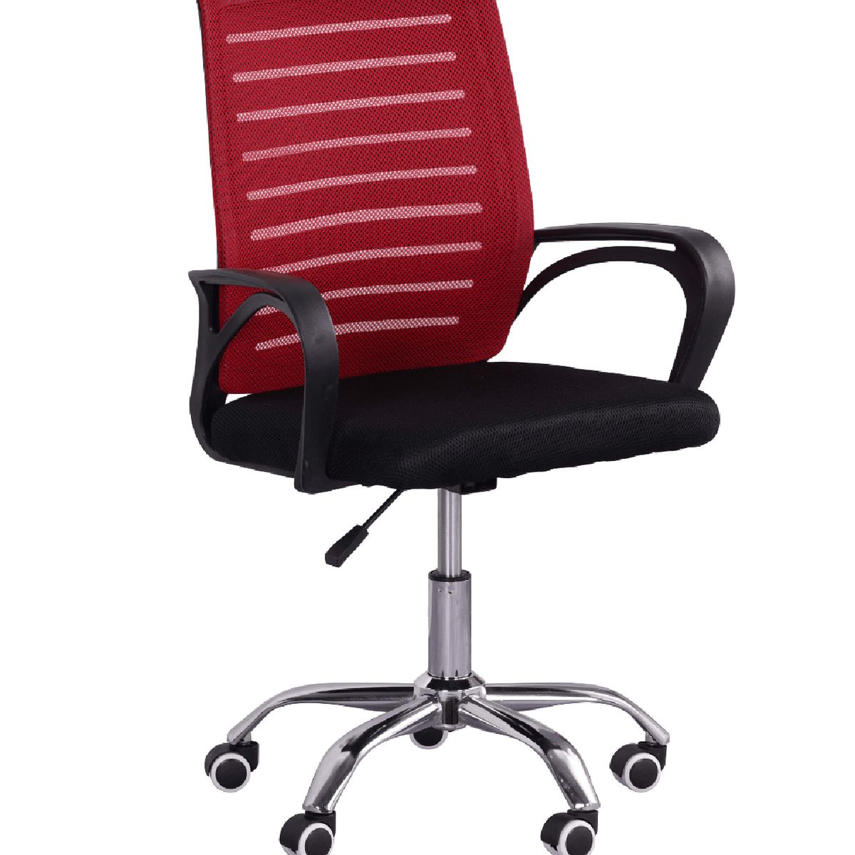 MUEBLES CRISOSTOMO - Silla de Oficina Giratorio Rojo MC406