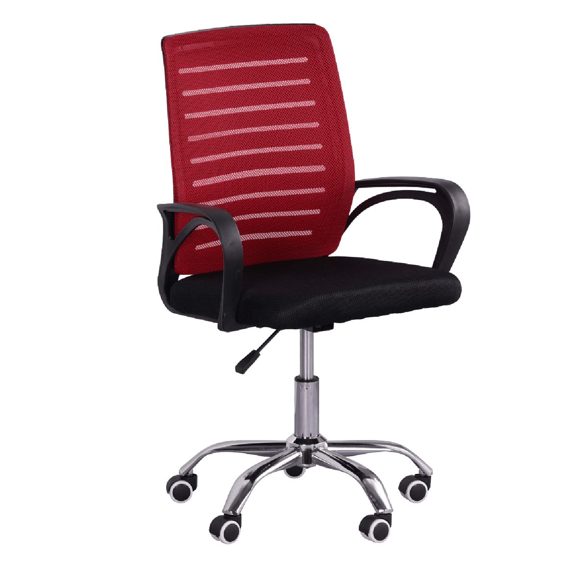 MUEBLES CRISOSTOMO - Silla de Oficina Giratorio Rojo MC406