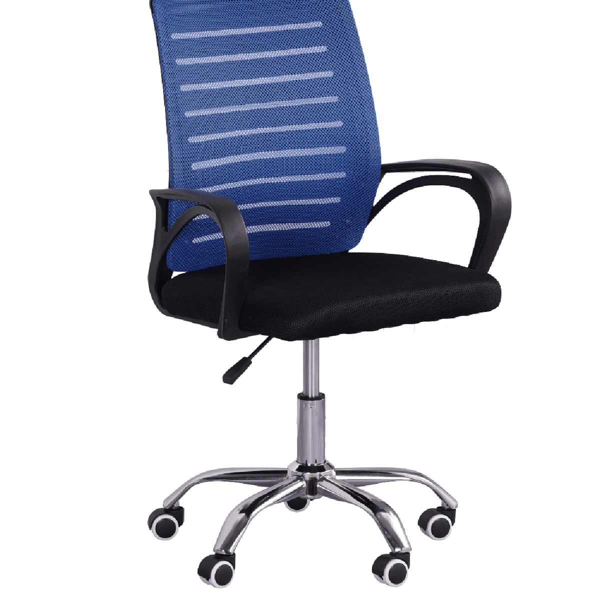 MUEBLES CRISOSTOMO - Silla de Oficina Giratorio Azul MC407