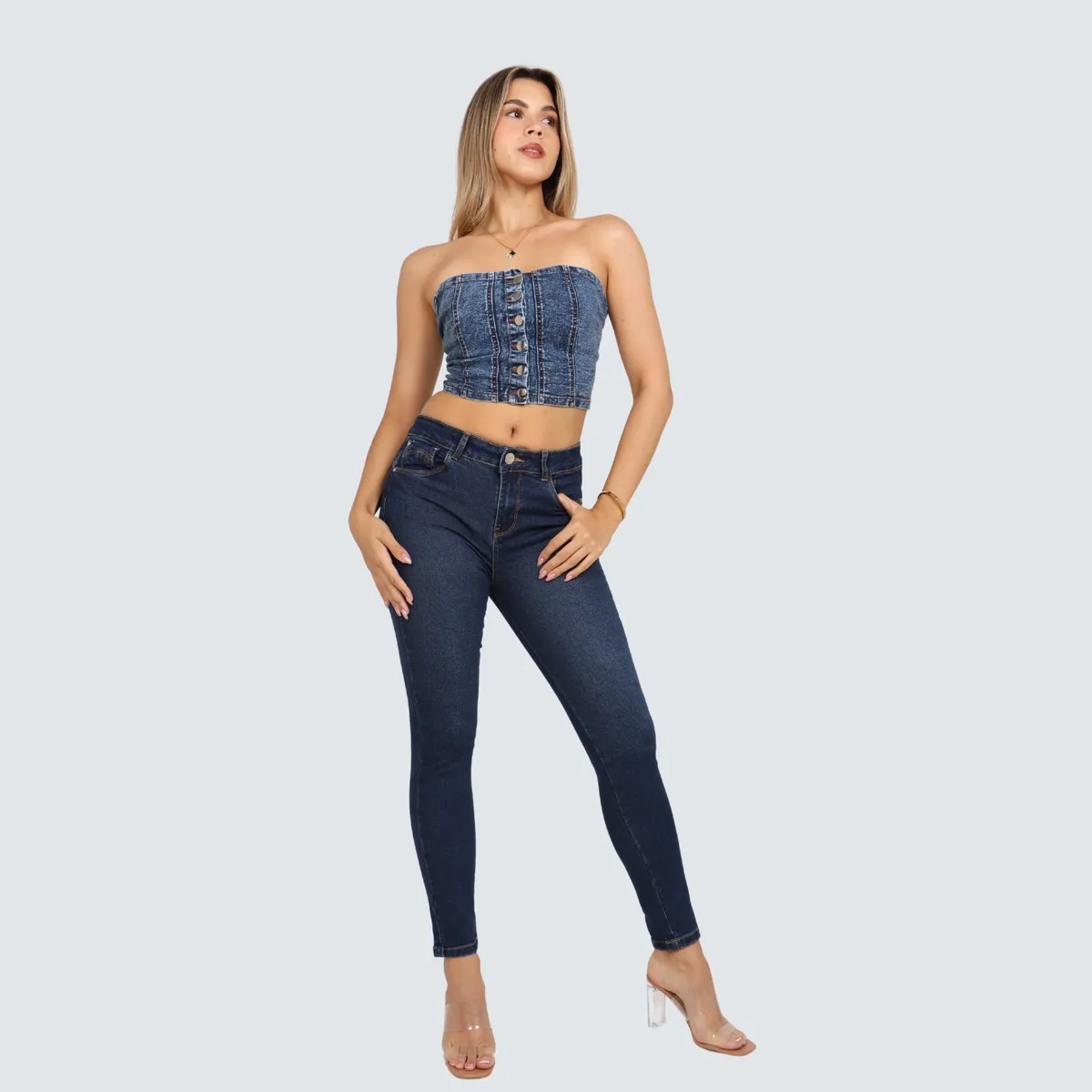 PARADA 111 - JEAN SKINNY MUJER PARADA111 LUZ