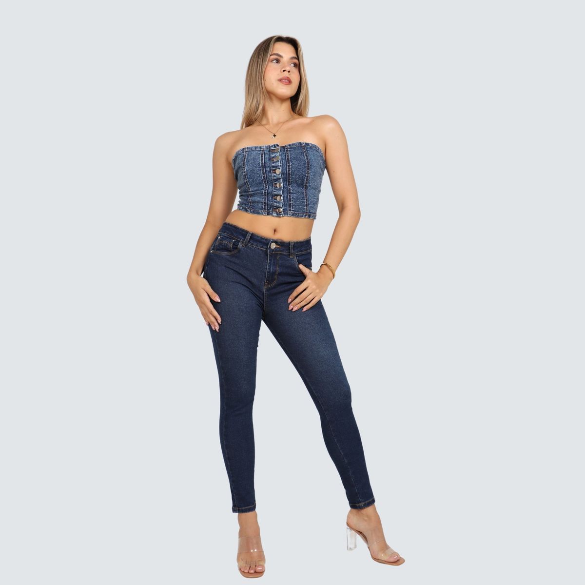 PARADA 111 - JEAN SKINNY MUJER PARADA111 LUZ