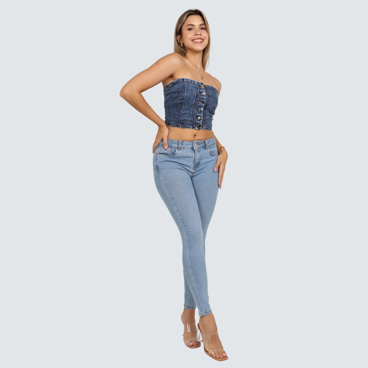 PARADA 111 - JEAN SKINNY MUJER PARADA111 LUZ