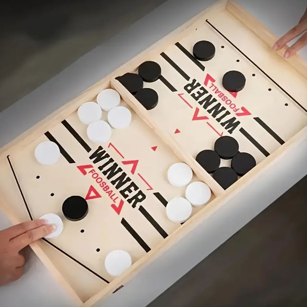 GENERICO - Juego de Mesa Ajedrez Catapulta Futbolín y Hockey