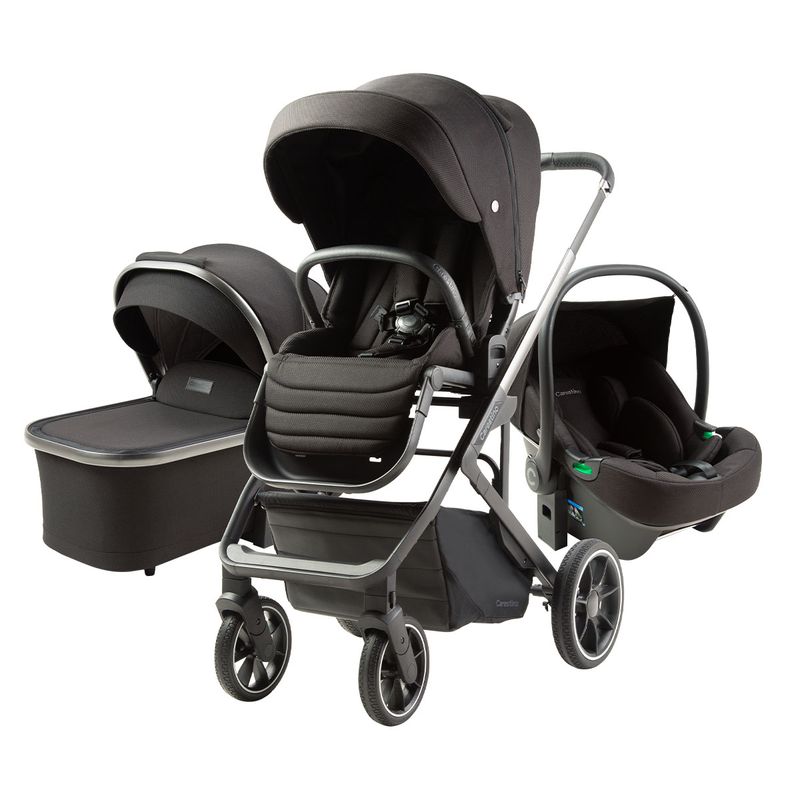 CARESTINO - Coche Carestino Gales Con Accesorios Negro
